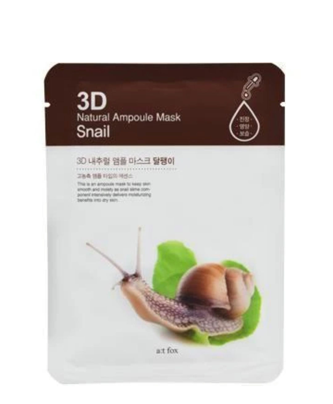 Mascarilla de baba de caracol