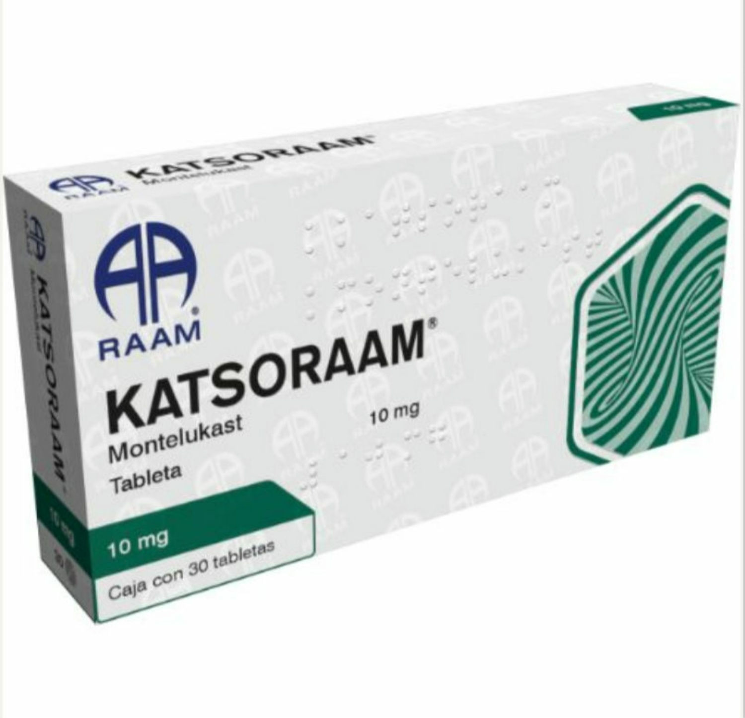  KATSORAAM (MONTELUKAST) 10MG TABLETAS C/30

