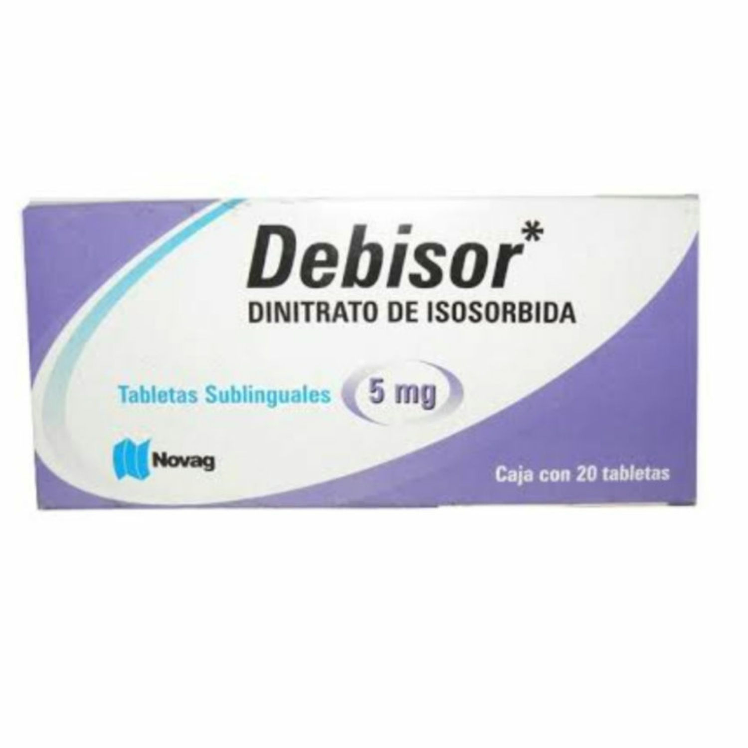  DEBISOR 5MG

 (DINITRATO DE ISOSORBIDA)