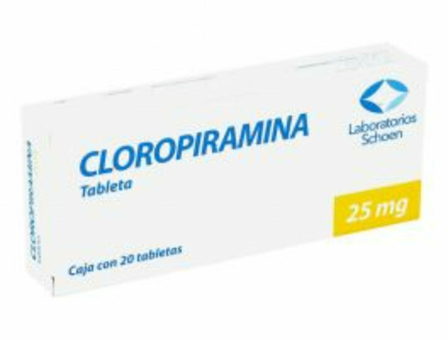 CLOROPIRAMINA c/20 TABS. 25 MG.