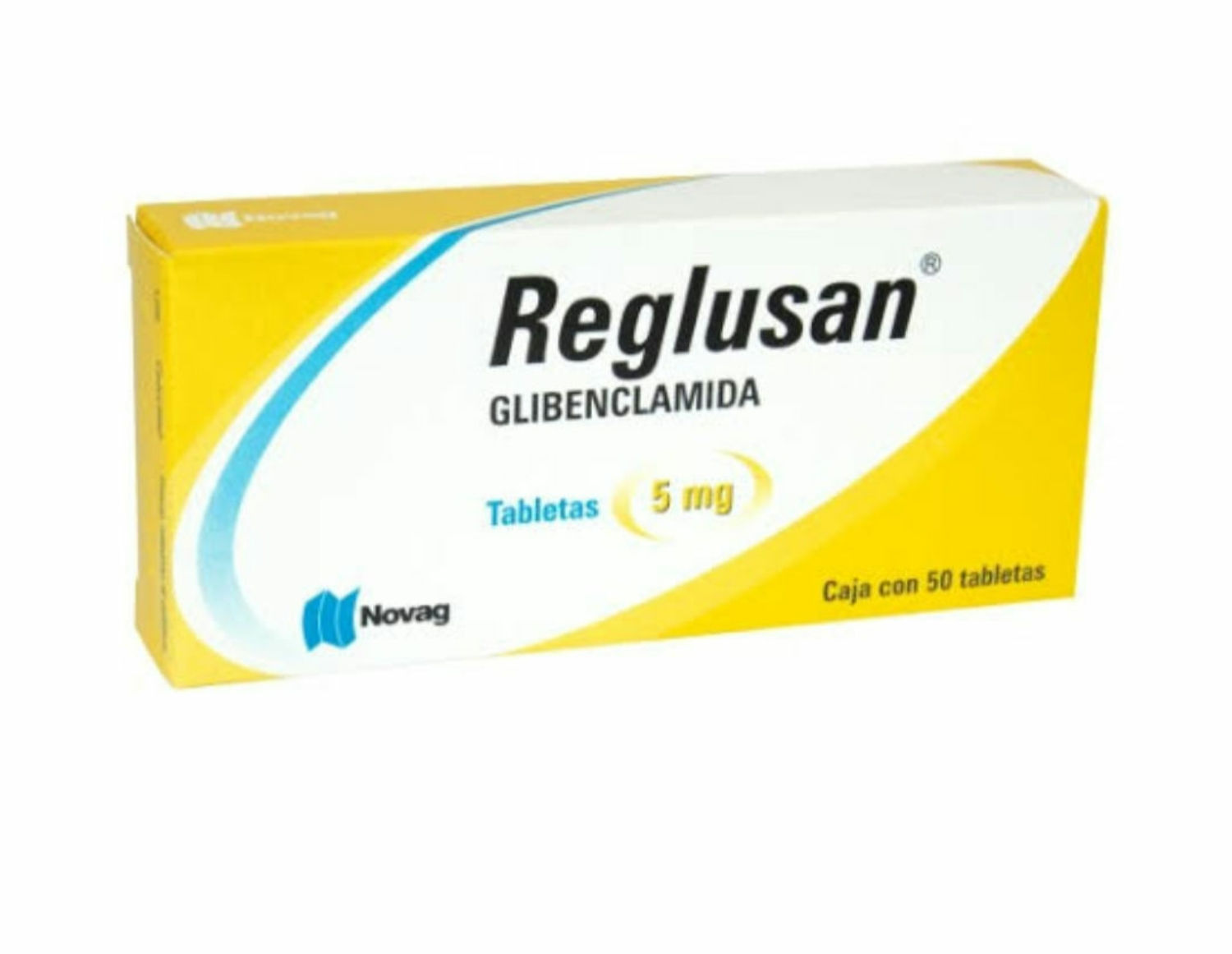  REGLUSAN GLIBENCLAMIDA 5 MG 50 TABLETAS

