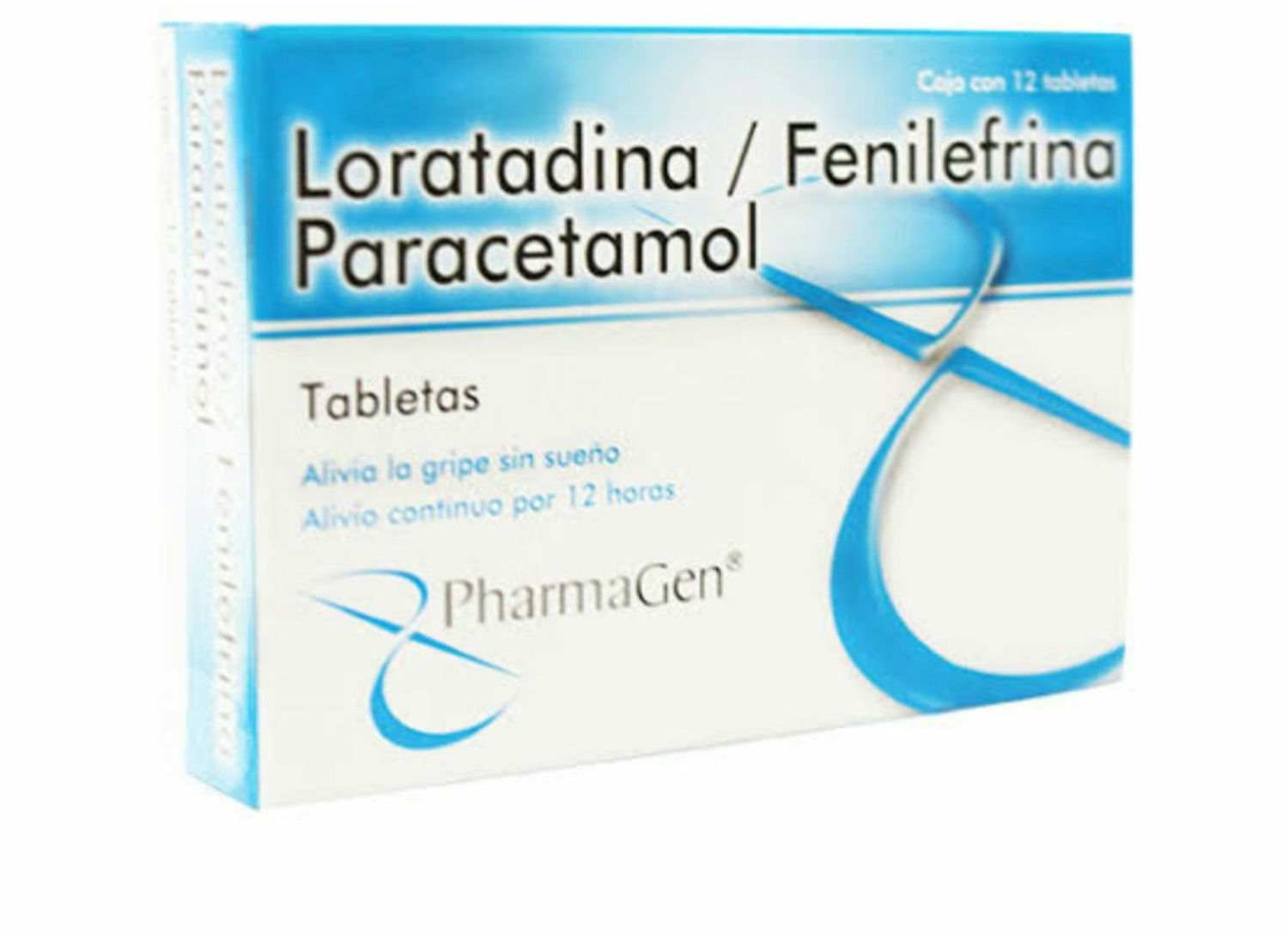  PARACETAMOL / FENILEFRINA / LORATADINA 12 TABLETAS

