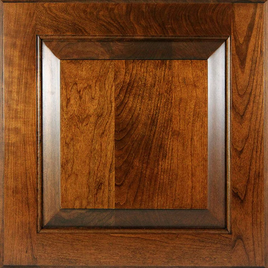 View the nutmeg on cherry wood color from LaFata Cabinets.
