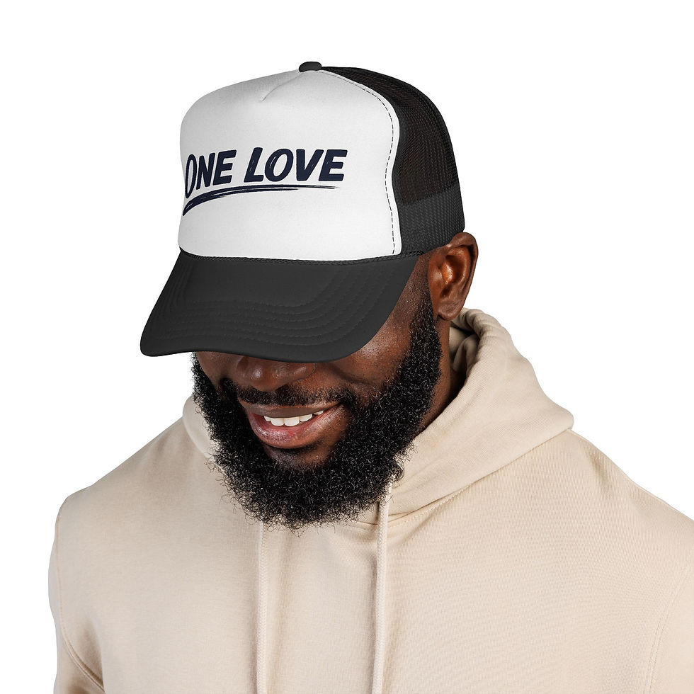 Thumbnail: Mens One Love Trucker Hat