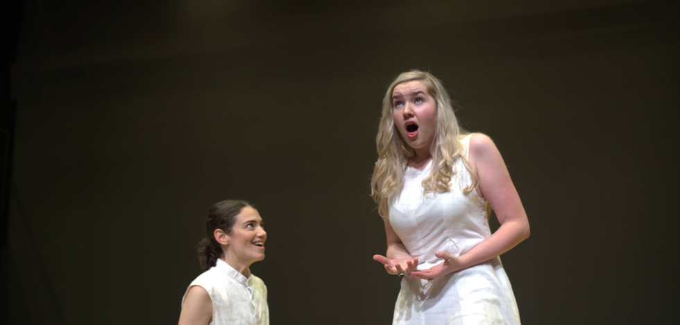 Charlotte Francis playing as Sasha in Orlando