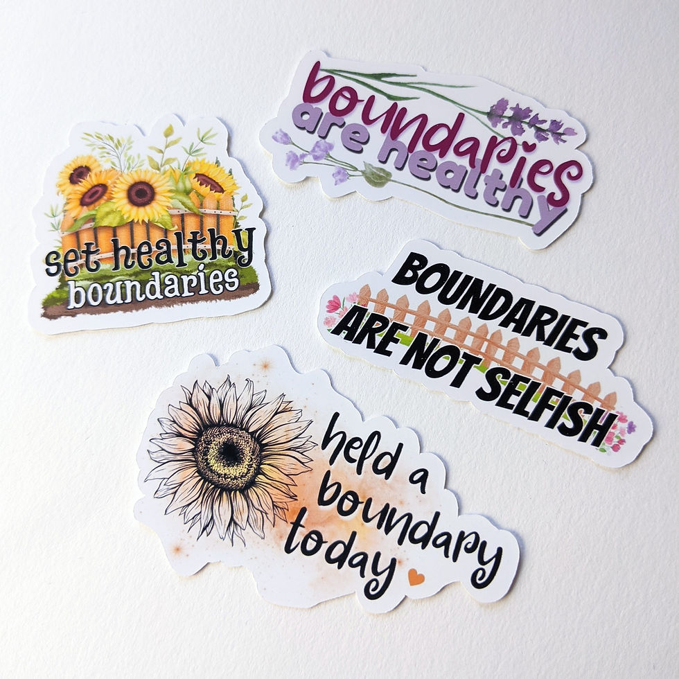Miniaturbild: Boundaries Sticker 10er Set