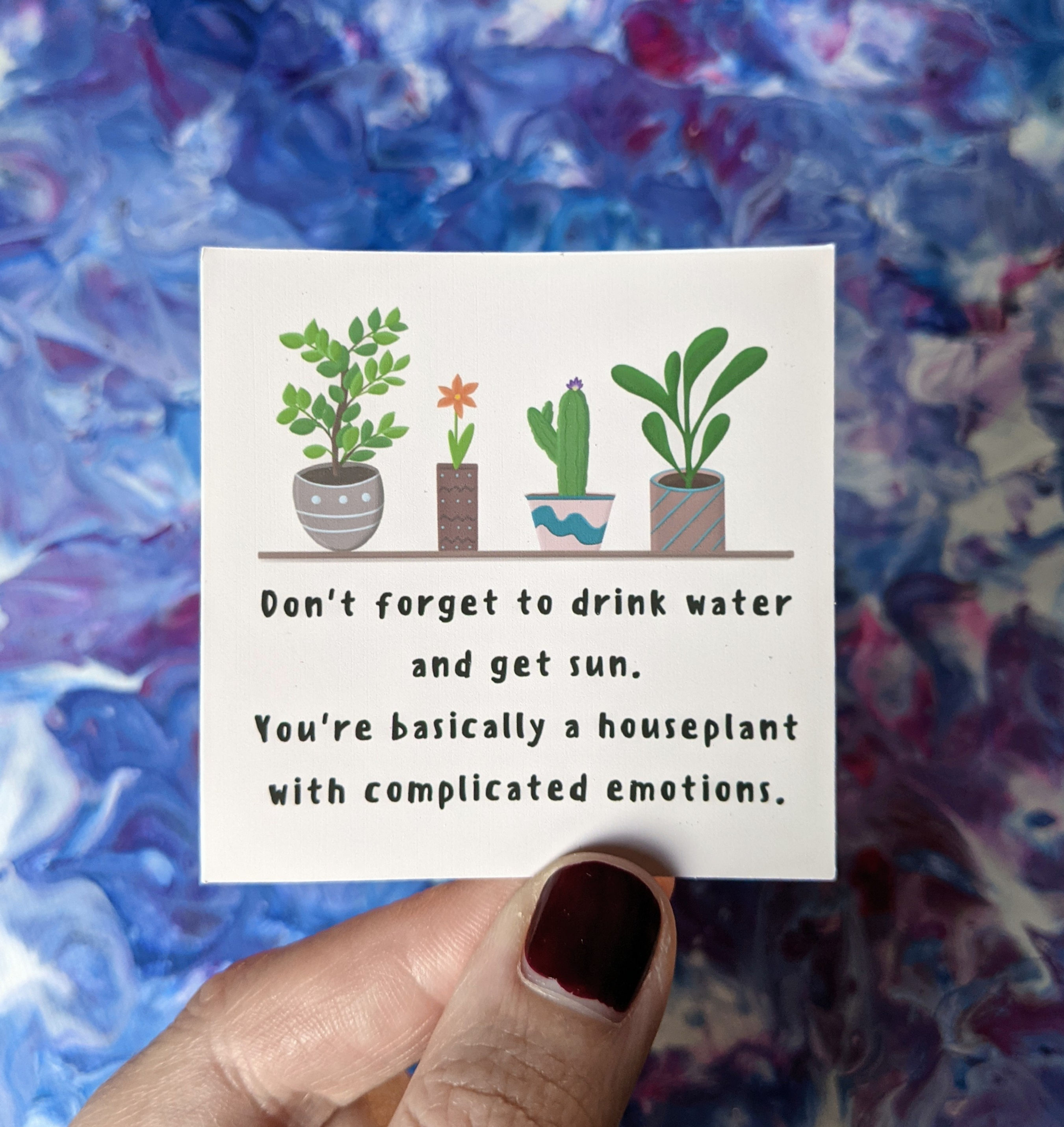 Basically Houseplant - Sticker