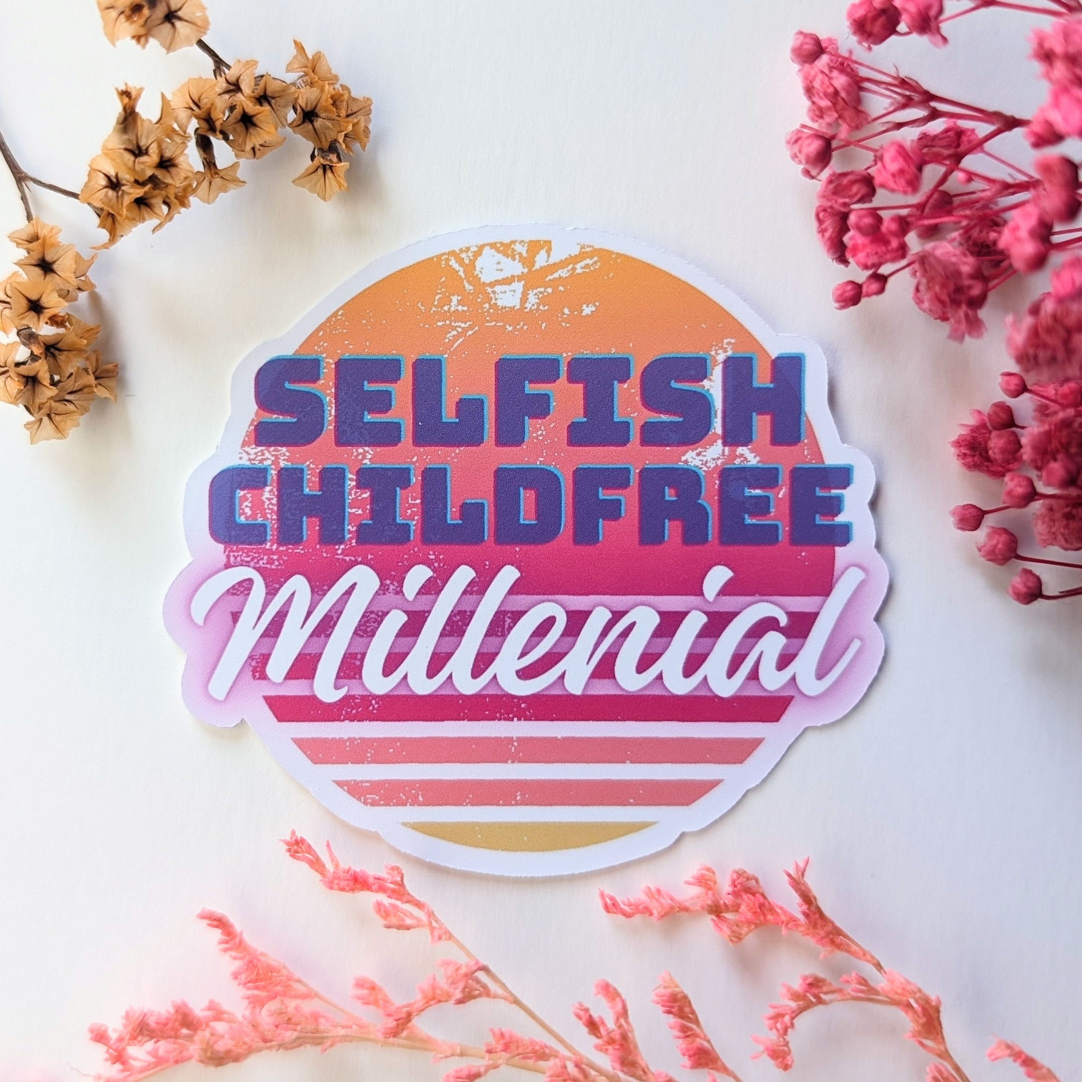 Childfree Millenial - Sticker