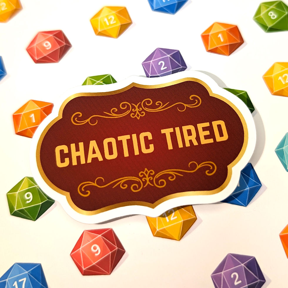 Chaotic Tired Batch - Sticker