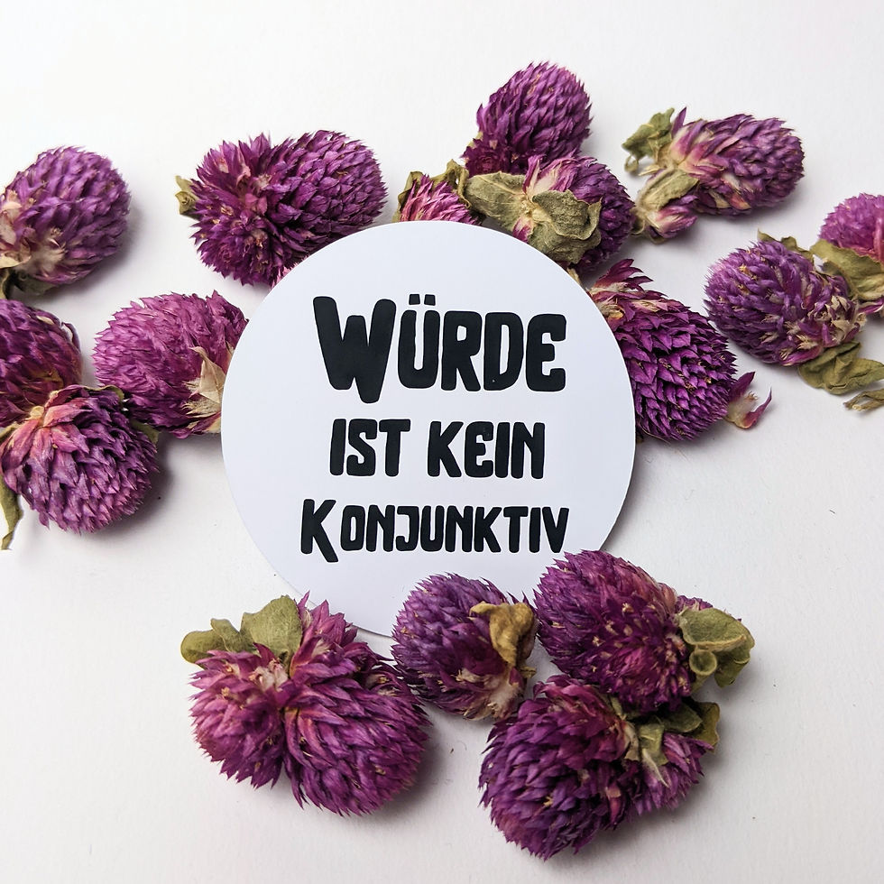 Miniaturbild: Würde ist kein Konjunktiv - 2er Set