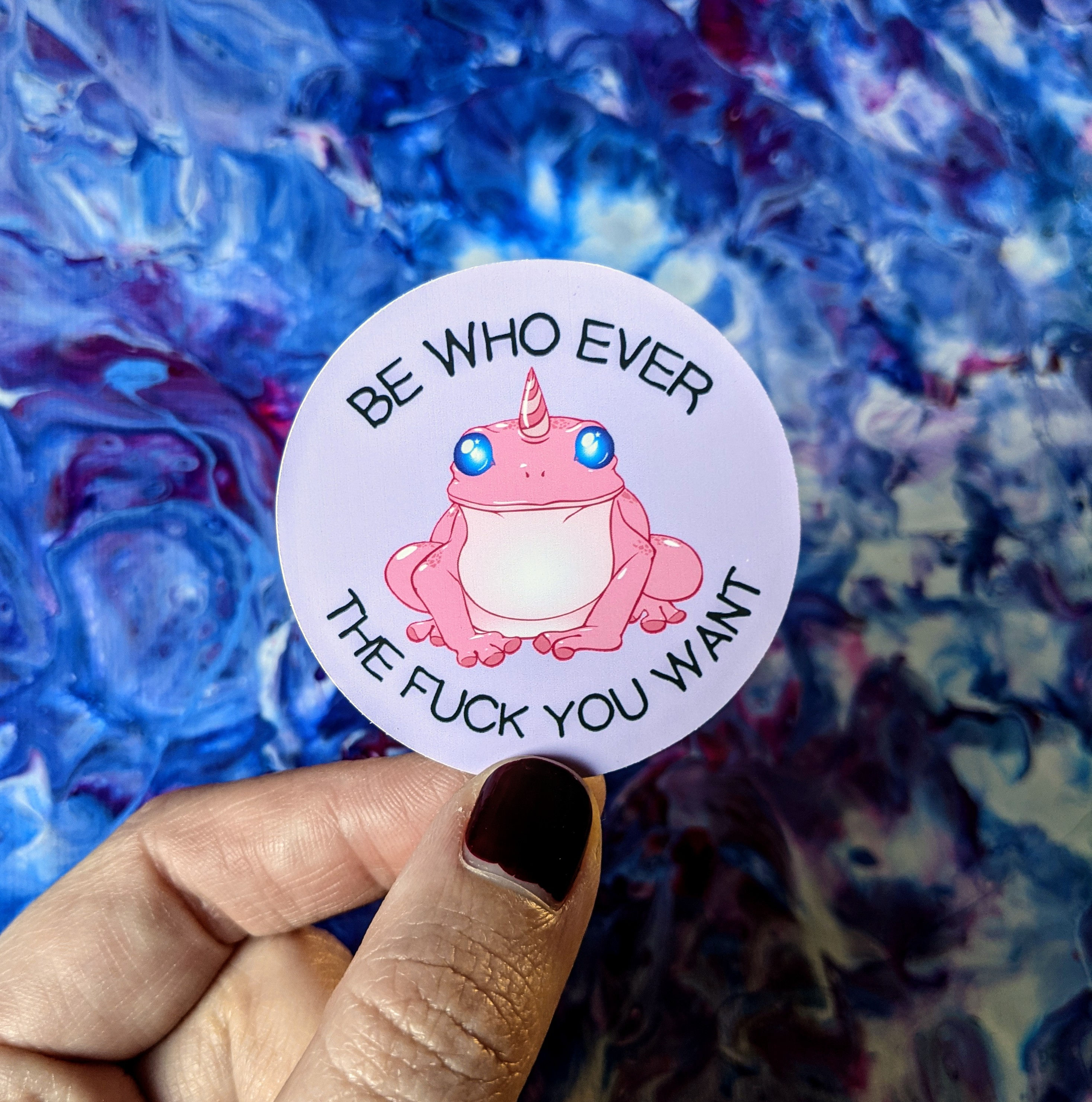 Unicorn Frog - Sticker