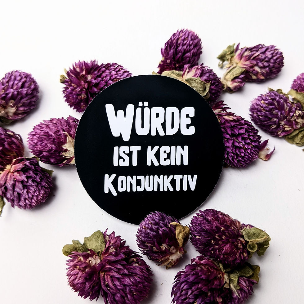 Miniaturbild: Würde ist kein Konjunktiv - 2er Set