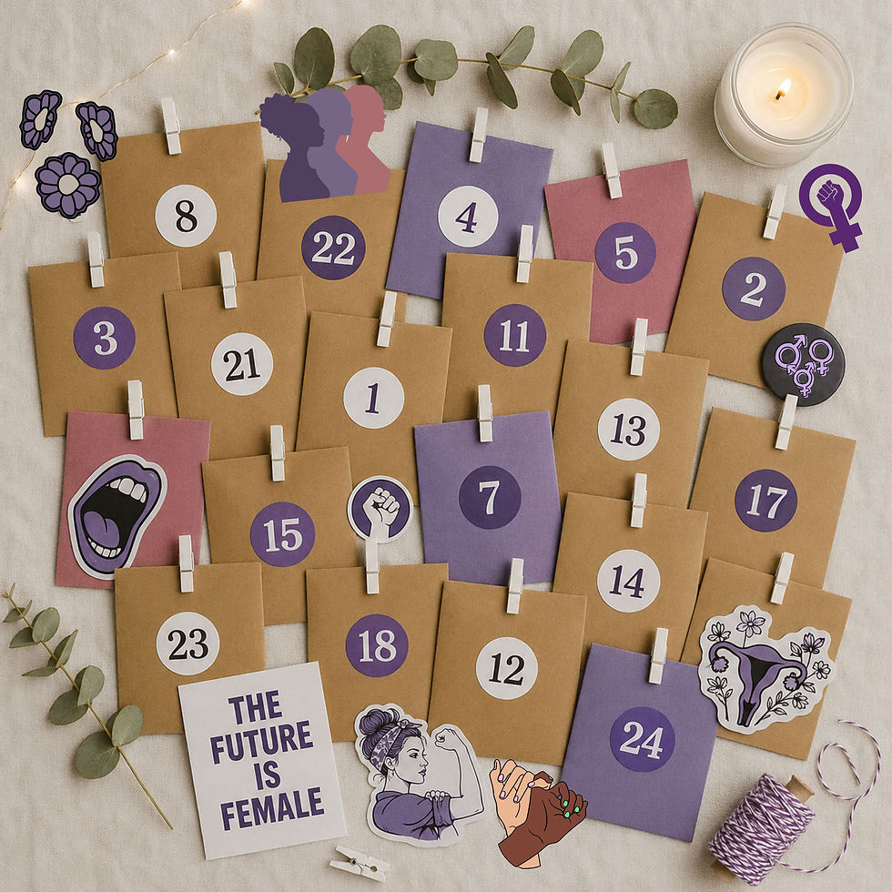 Miniaturbild: Feminismus Sticker Adventskalender - 24 Türchen - VORVERKAUF!