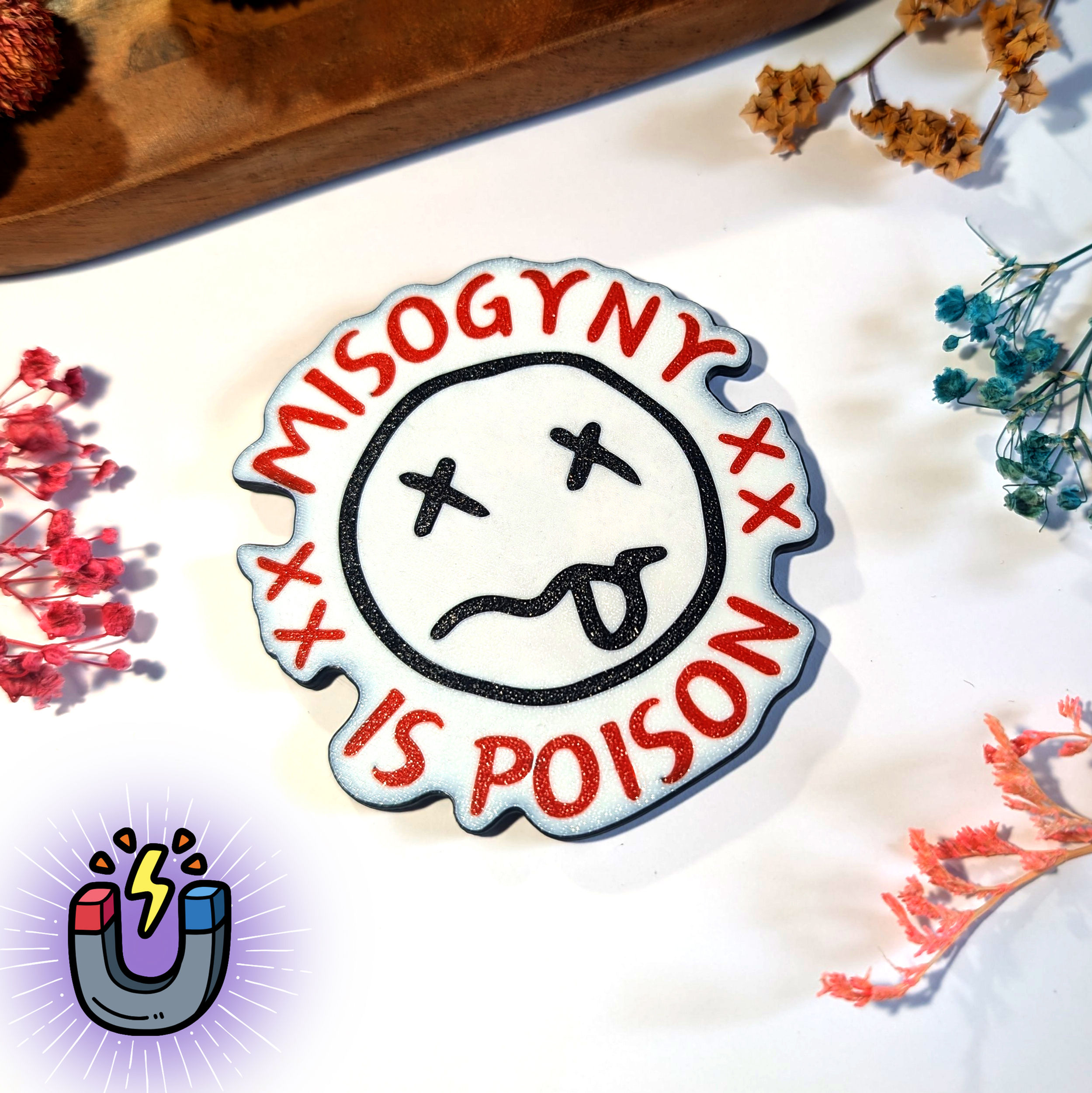 Misogyny Is Poison - Magnet