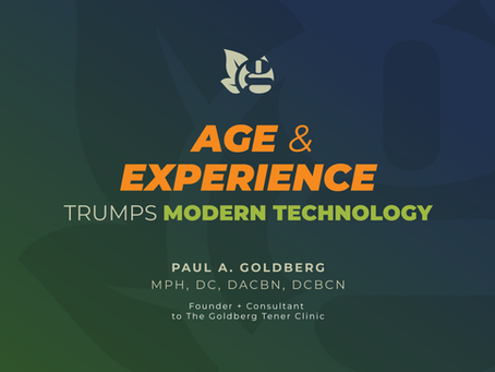 Age & Experience Trumps Modern Technology