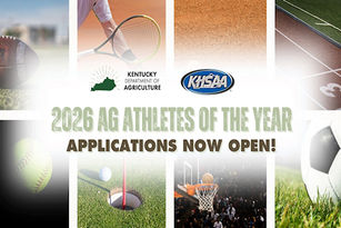 Kentucky students encouraged to apply for 2026 Kentucky Ag Athletes of the Year