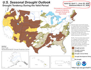 New drought forecast getting a lot of attention from farmers in the Eastern US