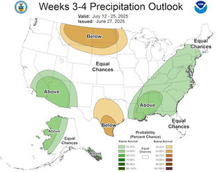 Mid-late July may be wet for farms in the Eastern U.S.