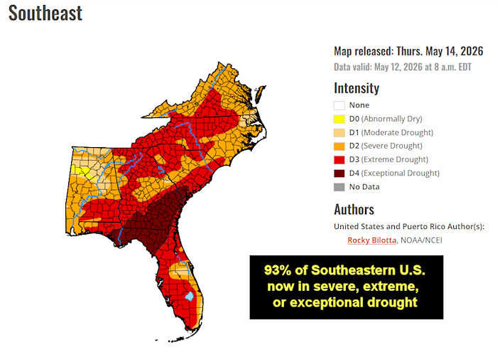 Image credit - U.S. Drought Monitor