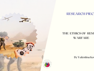 The Ethics of Remote Warfare
