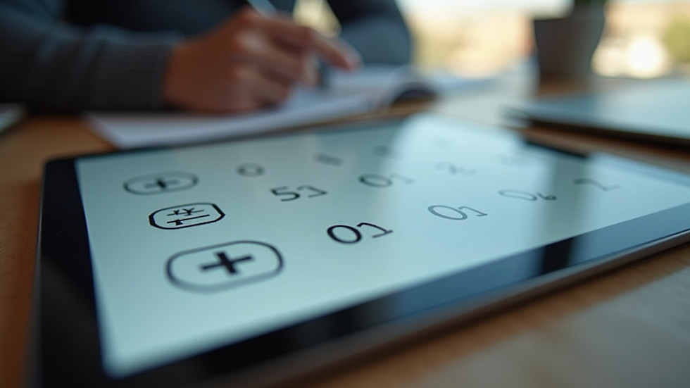 Close-up view of a tablet displaying a CDL practice test question