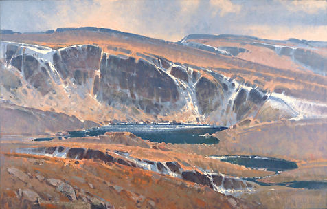 High in the Beartooth 24x36 oil on linen