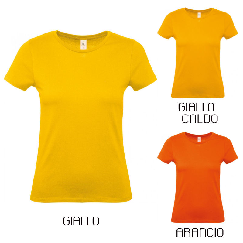 Miniatura: T-shirt  donna #E190 B&C - minimo 10pz