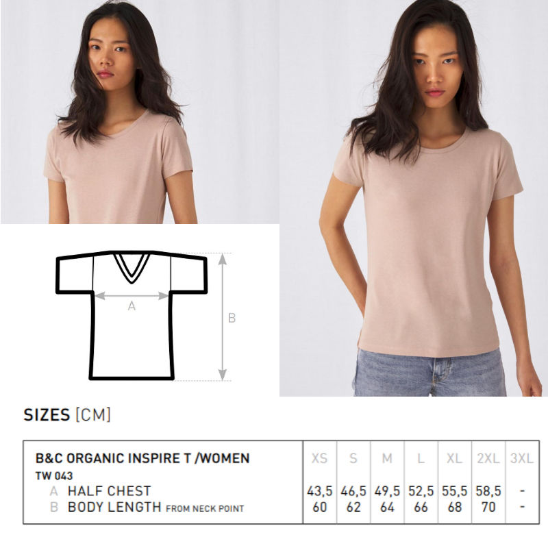Miniatura: T-shirt Donna #Bio B&C - minimo 10pz