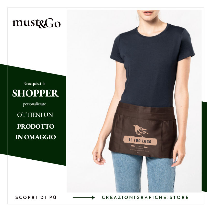 Box Grembiule corto Unisex  + Omaggio a scelta