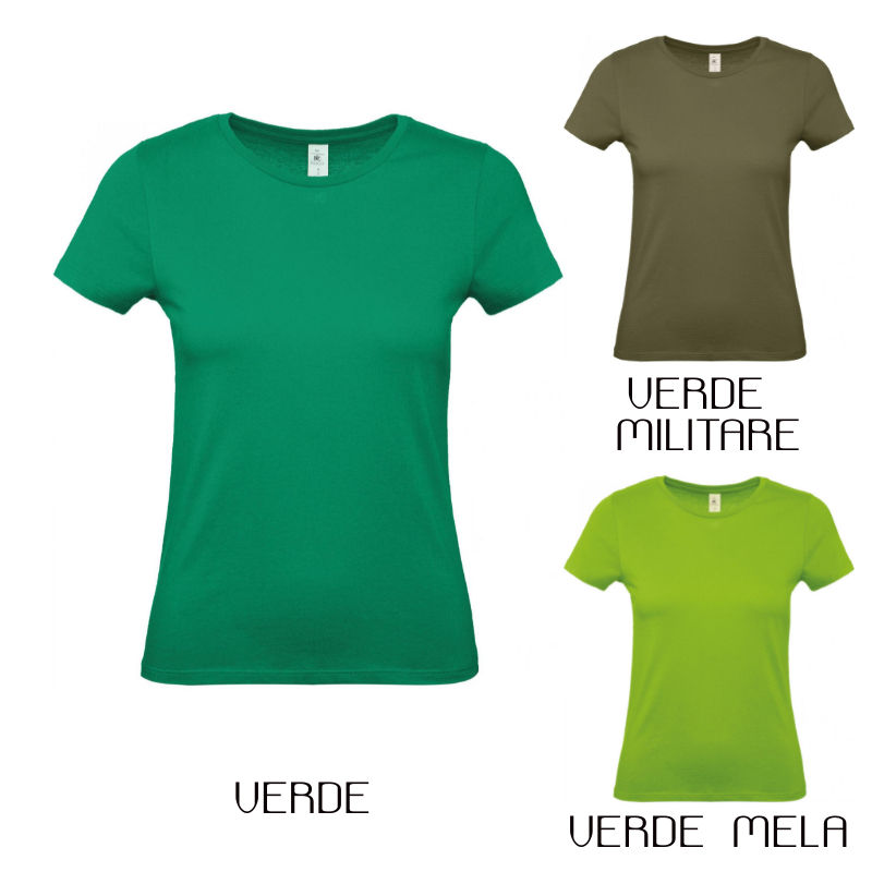 Miniatura: T-shirt  donna #E190 B&C - minimo 10pz