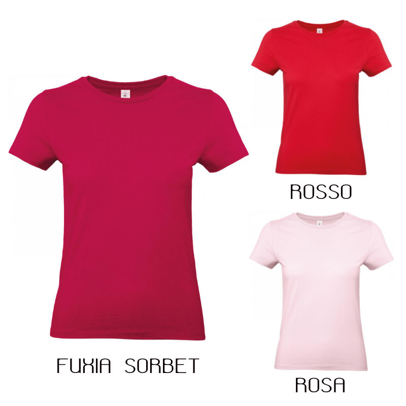 Miniatura: T-shirt  donna #E190 B&C - minimo 10pz
