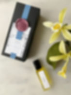 Vanilla, cardamom, and coconut perfume oil