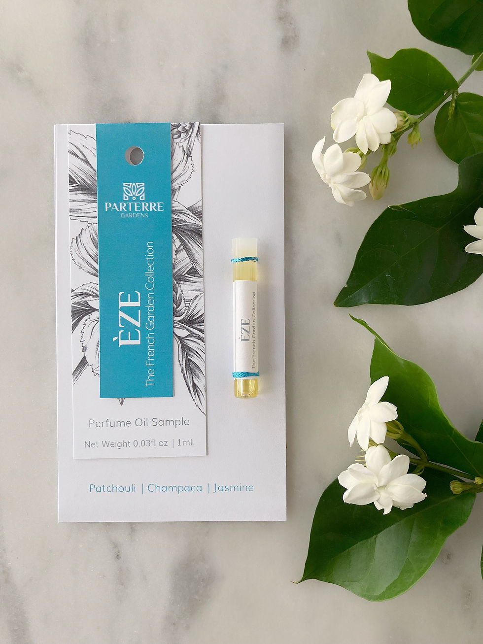 Thumbnail: Sample vial of Èze natural perfume oil.