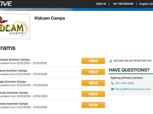 How to Register for Kidcam Camp Using Active Network