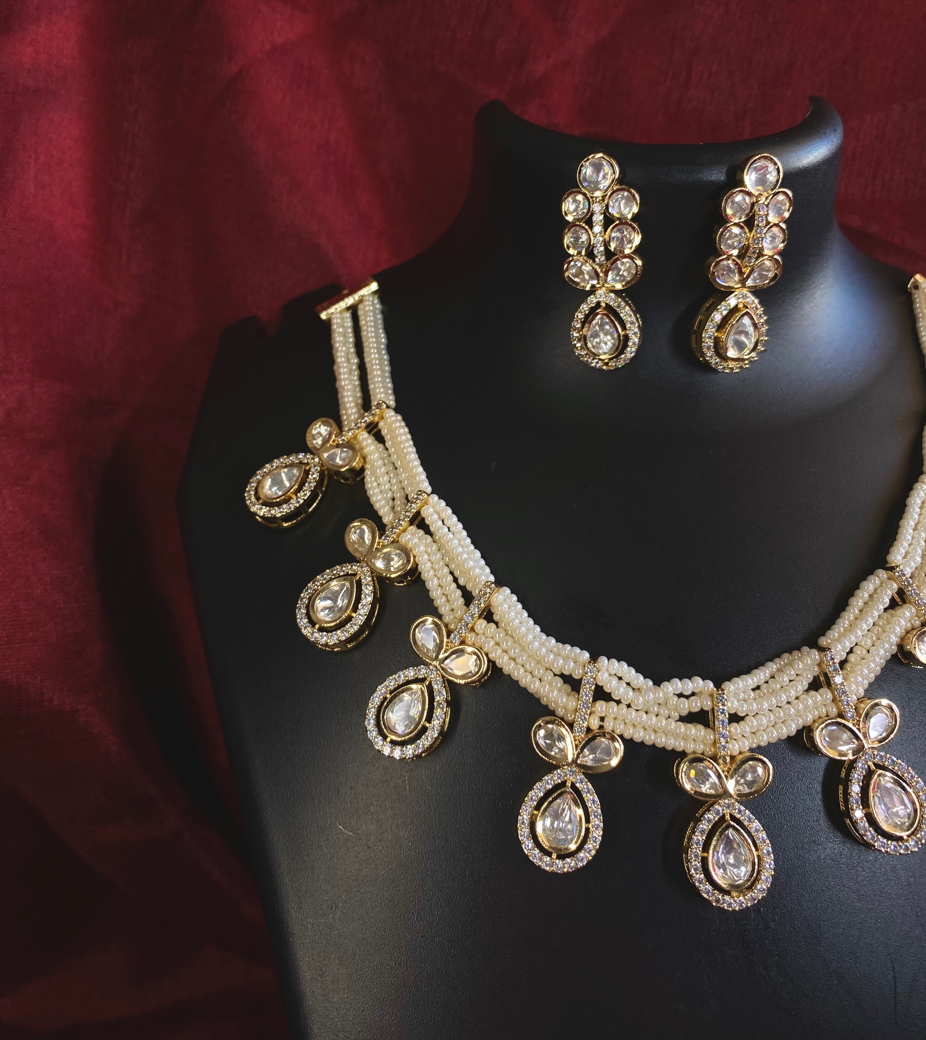 Maharani Pearl Necklace Set