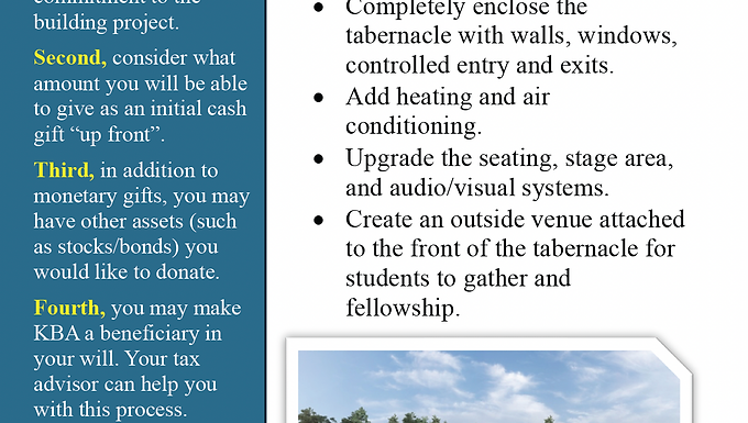 Bulletin Insert
