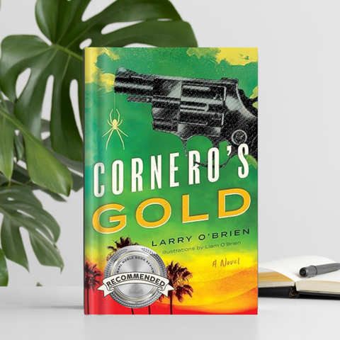 Chasing more than treasure

Travel back to the sun-soaked streets of 1970s California in this lighthearted, slice-of-life detective novel. Thirty-five years have passed since the SS Rex, a popular gambling destination for the citizens of LA, owned by the equally popular Tony Cornero, was robbed for a million dollars, a treasure that was then lost in the Santa Monica Bay. When part-time private investigator Kit O’Banion is called in on a new case for his detective father, what should have been a simple money drop leads to murder, blackmail, loan sharks, and a treasure hunt.

As Kit unravels a mystery that hits surprisingly close to home, he rekindles a long-awaited romance with the lovely Jacquie, his childhood friend and novice investigator. As the two fall effortlessly in love, they spend their time surfing, sailing, and hosting big family gatherings. That is, when they’re not uncovering clues, chasing down leads, and navigating treacherous dealings with the Mafia.

Full of intrigue, humor, and heartwarming moments, Cornero’s Gold will take you on a nostalgic trip that keeps you guessing at every new discovery—the perfect page-turner for fans of Psych and Magnum P.I.