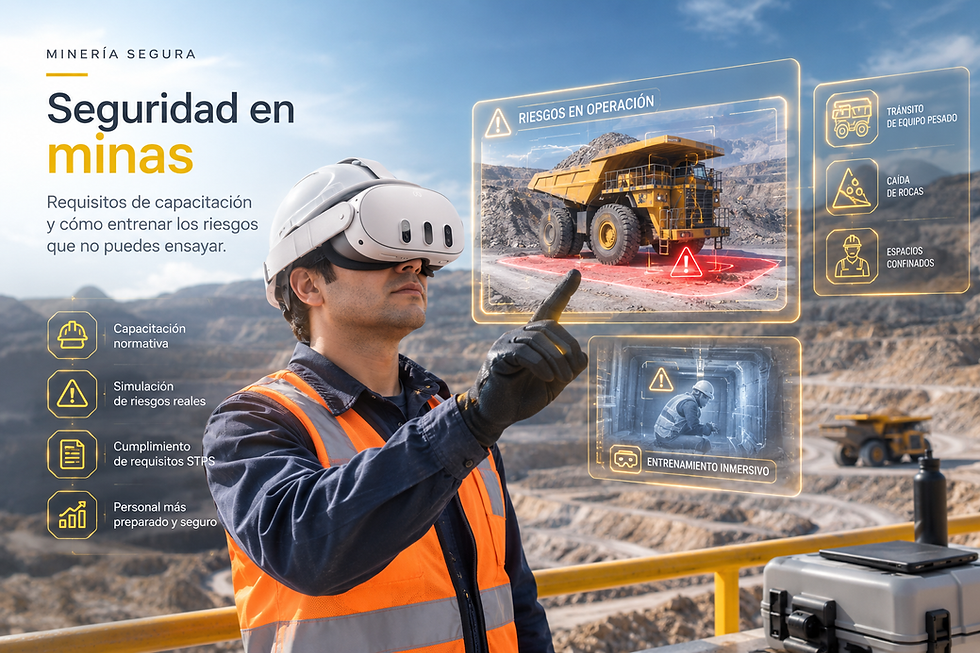 NOM de Minas (NOM-023-STPS): Requisitos de Seguridad, Capacitación y Entrenamiento con VR