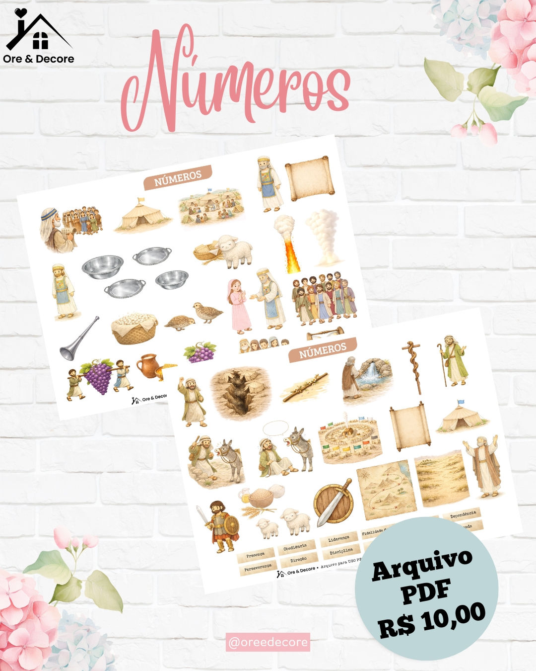 Arquivo digital em PDF - Números