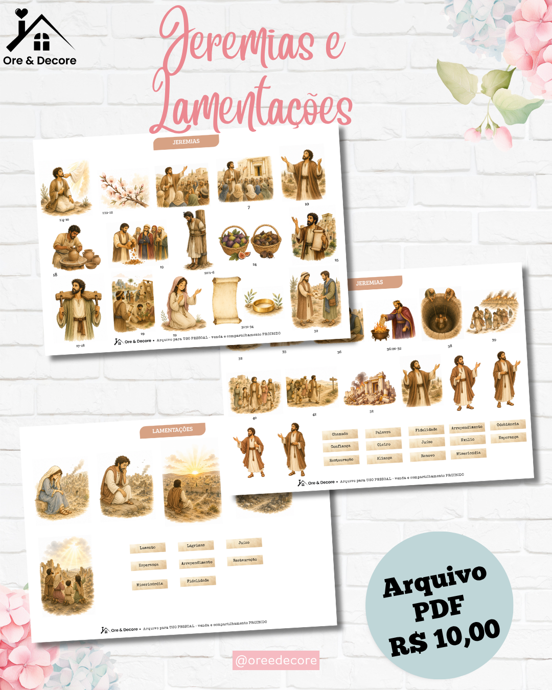 Arquivo digital em PDF - Jeremias e Lamentações