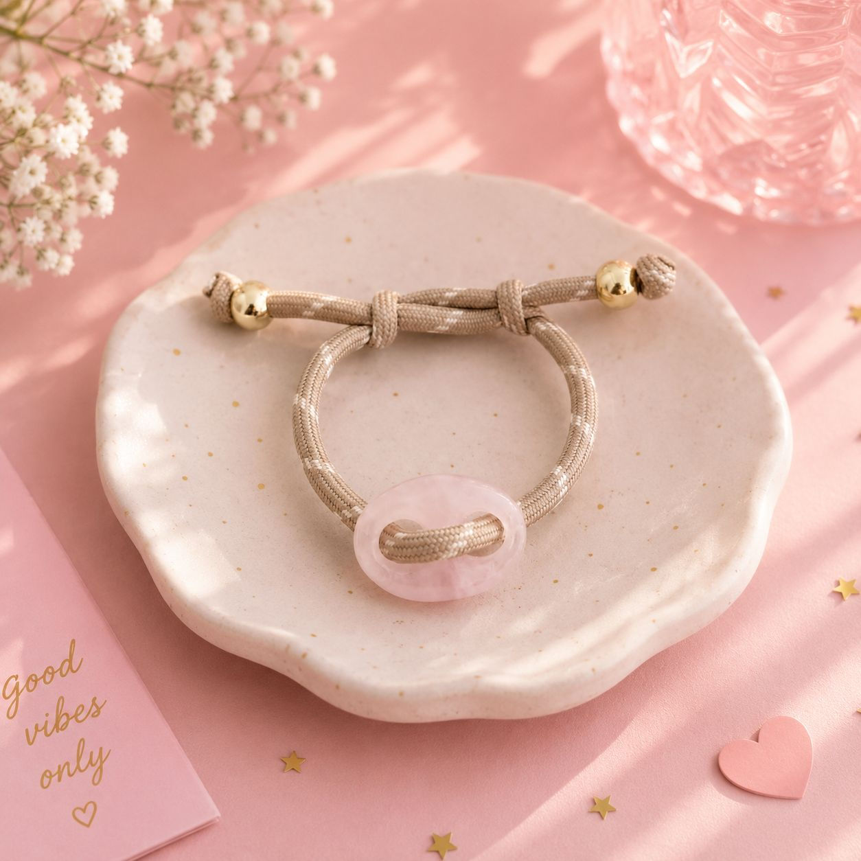 Bracelet (adjustable) "knit rope"