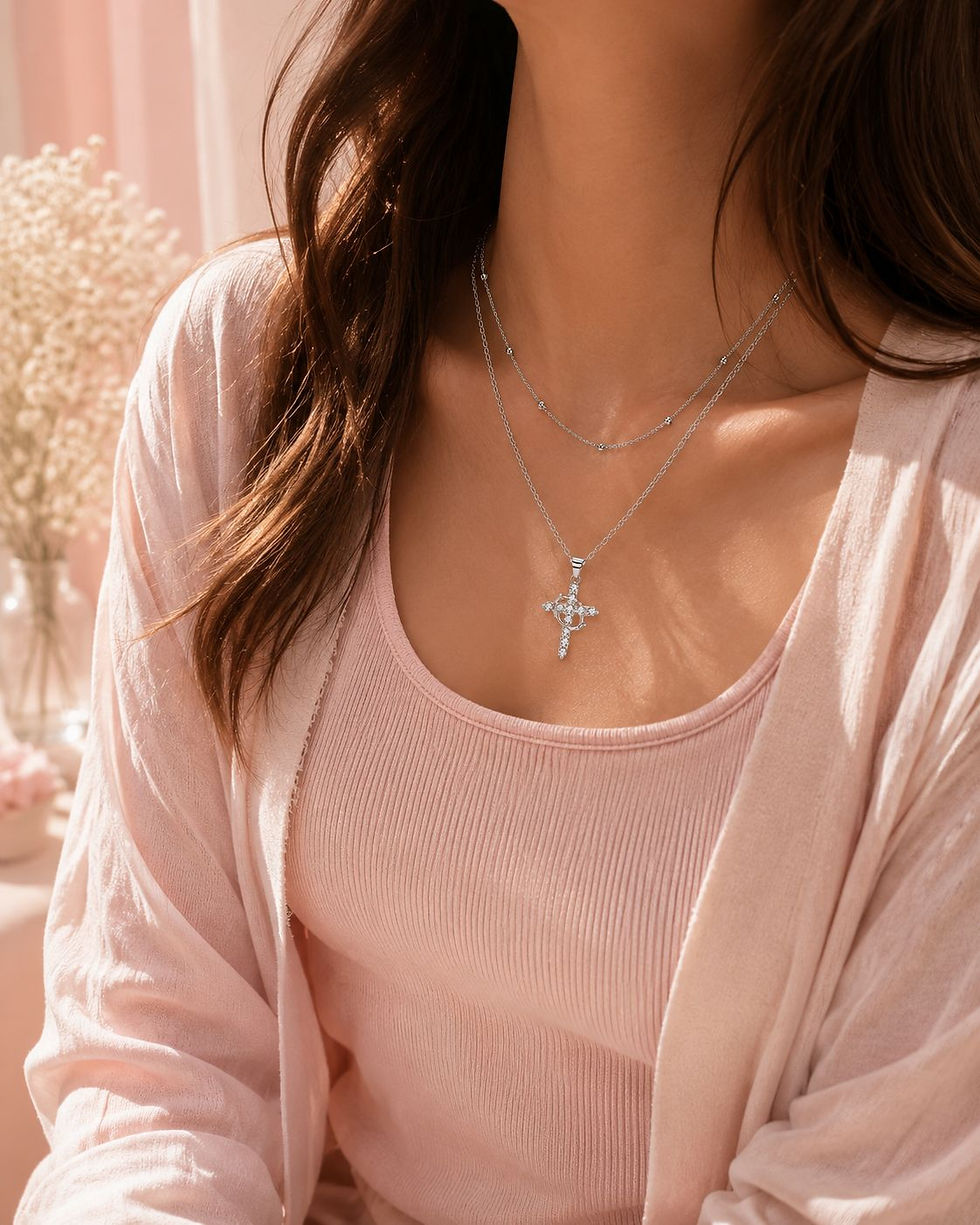 Thumbnail: Double chain - Cross design