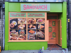 Tacky Sandwich Shop Signage