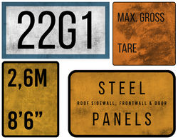Junkyard signage designs