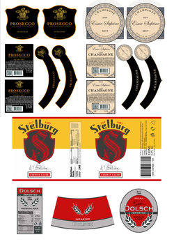 Alcohol label designs