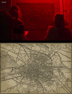 Escape room clue map