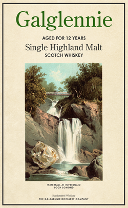 Poster advert for Galglennie Highland Malt