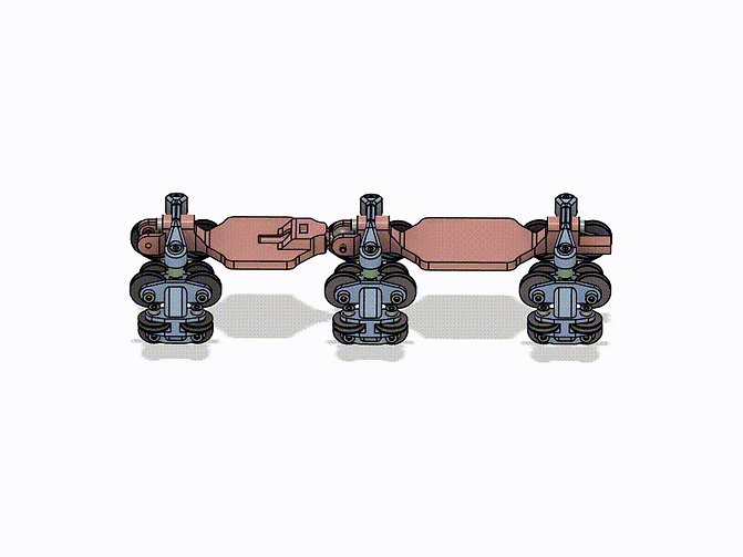 3D Printed Coaster Train