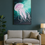 Thumbnail: "Medusa" Jellyfish Acrylic on Canvas Art