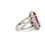 Thumbnail: Pink tourmaline and diamond ring